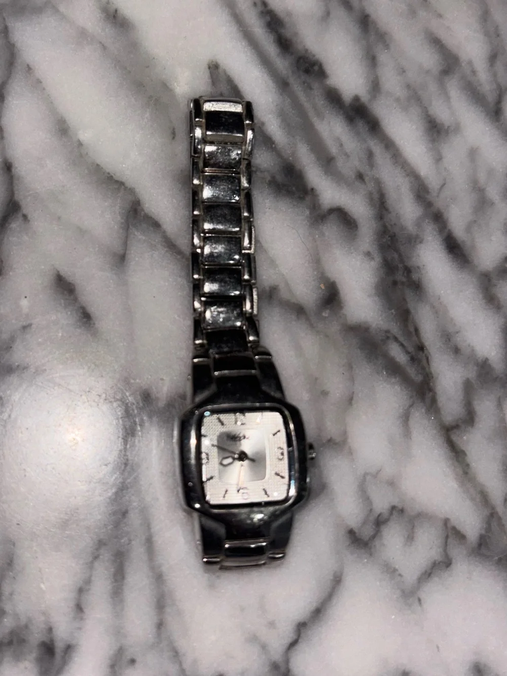 Mossimo Silver Square Bracelet Watch Y2K Minimalist